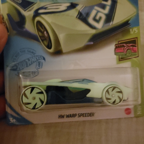 Mattel | Toys | Hot Wheels Glow Racers Hw Warp Speeder Nwt | Poshmark